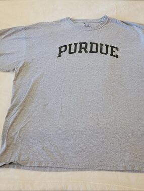 Champion Purdue Boilermakers Gray Short Sleeve T-Shirt 3XL